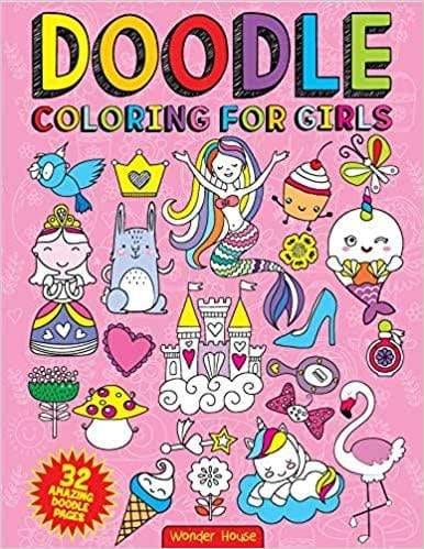 Doodle Coloring For Girls (Doodle Coloring Books)